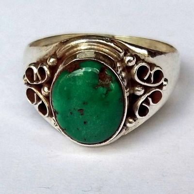 Sterling Silver Ring Turquoise Stone