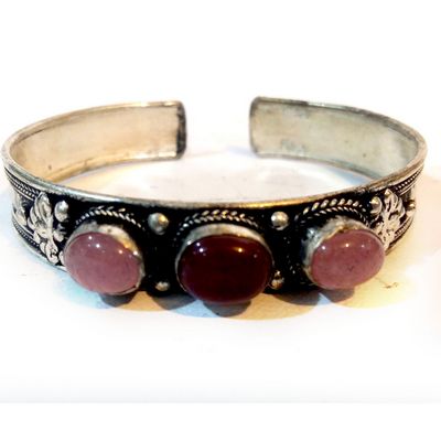 3 Mix Stone Metal Bracelet