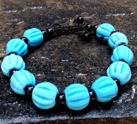 Glass Bead Bracelet
