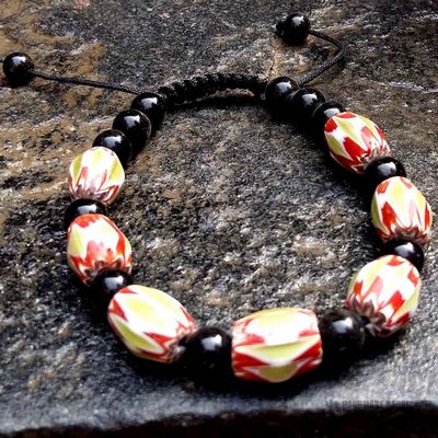 Glass Designer Bead Bracelet