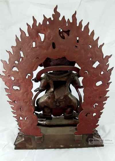 Statue Of Safu Mahakala Panjaranatha- Oxidized