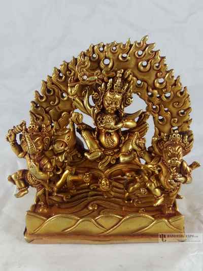 Statue Of Palden Lahmo - [full Gold Plated]