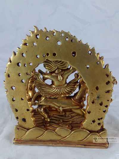 Statue Of Palden Lahmo - [full Gold Plated]