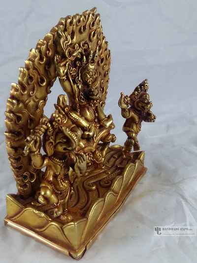 Statue Of Palden Lahmo - [full Gold Plated]