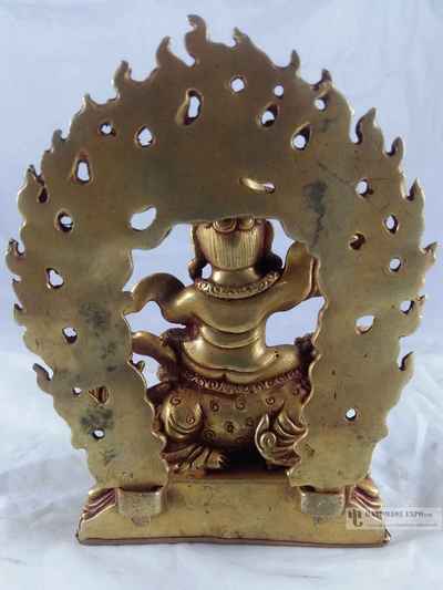 Statue Of Dorje Lakpa- [full Gold Plated]