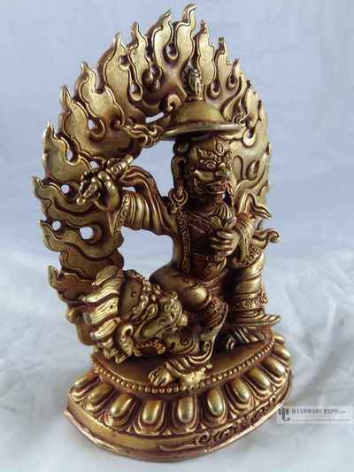 Statue Of Dorje Lakpa- [full Gold Plated]