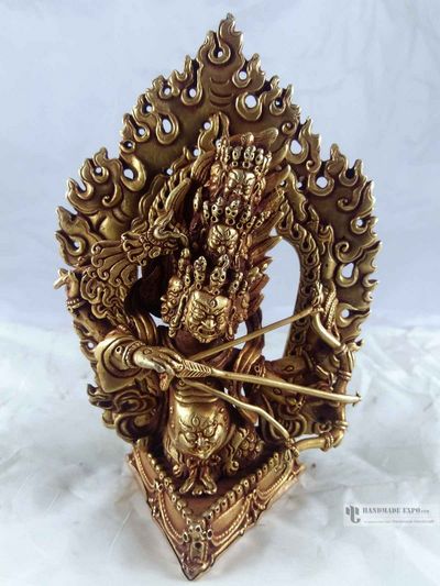 Statue Of Rahula - [full Gold Plated]