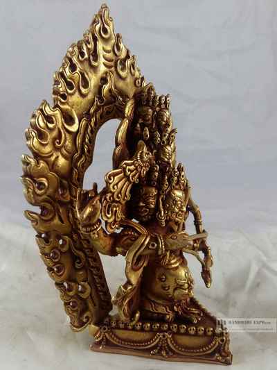 Statue Of Rahula - [full Gold Plated]