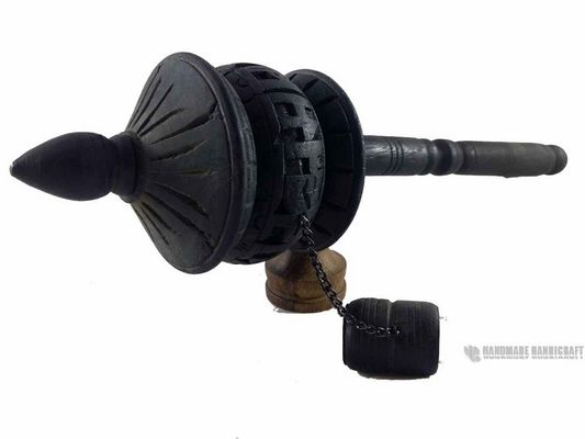 Brass Hand Held Prayer Wheel