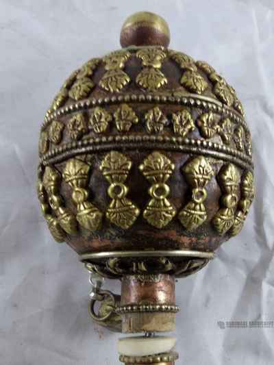 Brass Hand Held Prayer Wheel