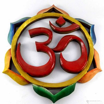 New [big] Wooden [mdf], Om - Painted