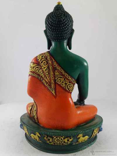 Resin Statue Of Shakyamuni Buddha -painted