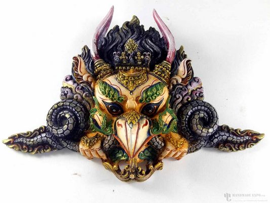 Resin Garuda Mask - Painted [white]