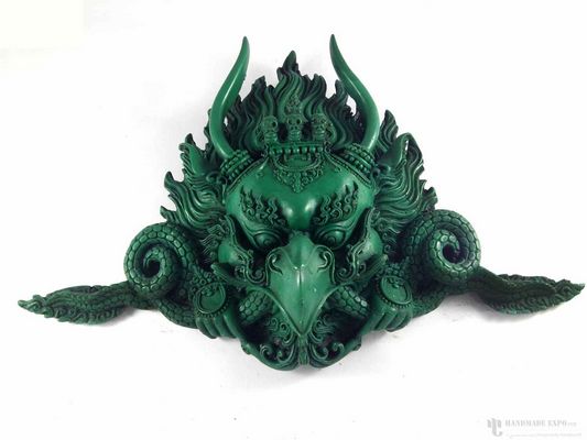 Resin Garuda Mask -[lapis Blue]