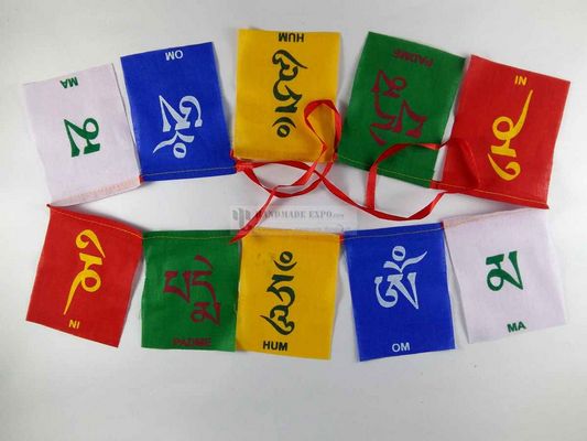 10 Leaf -cotton Prayer Flag [single Roll]