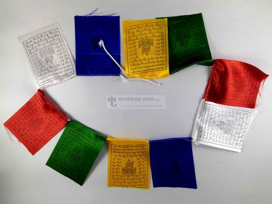 10 Leaf -silk Prayer Flag [single Roll]