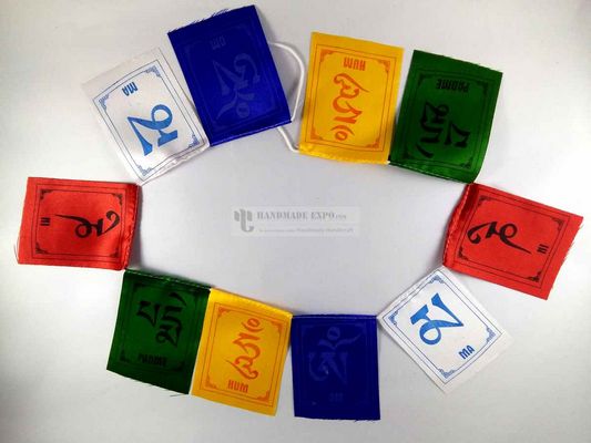 10 Leaf -silk Prayer Flag [single Roll]