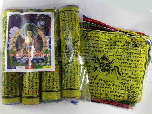 25 Leaf -polyester Prayer Flag [5 Rolls Packet]