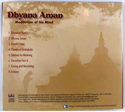 Dhyana Aman [meditation Of No Mind] -mantra Audio Cd