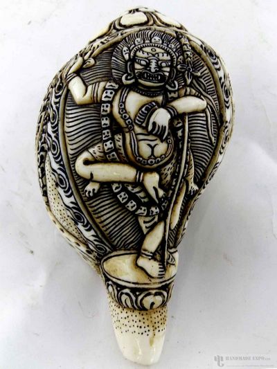 Vajravarahi - Dorje Phagmo Yogini [hand Carved], Conch Shell