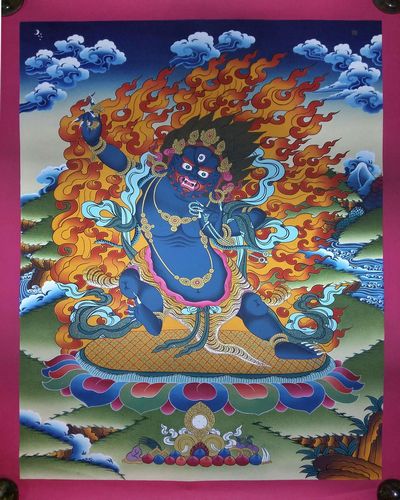 Tibetan Thangka Vajra Pani