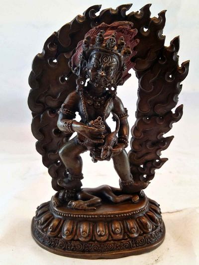 Black Jambhala Statue - Oxidized