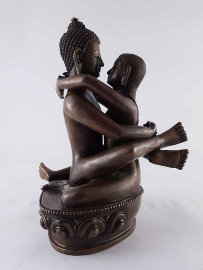 Yang - Ying Reverse Samantabhadra Statue [master Quality], [unique], [rare Find], [oxidized]
