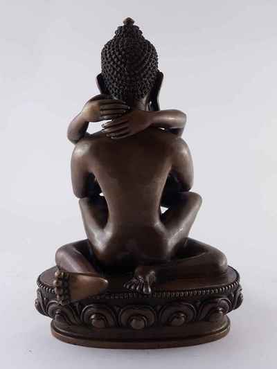 Yang - Ying Reverse Samantabhadra Statue [master Quality], [unique], [rare Find], [oxidized]