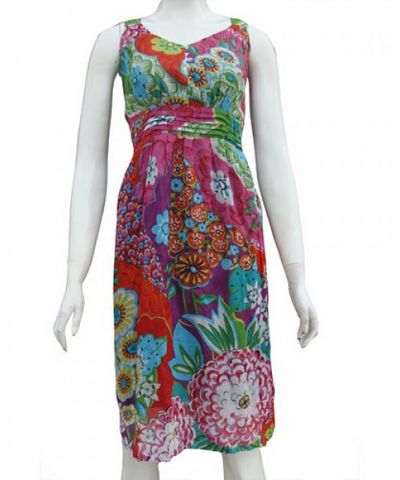 Sill Saree Dress Printed