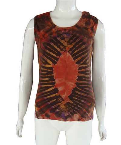 Cotton Hand Tie Dye T Shirt [sleeveless]