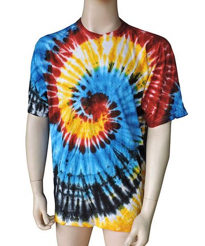Cotton Hand Tie Dye T-shirt [half Sleeve], [unisex]