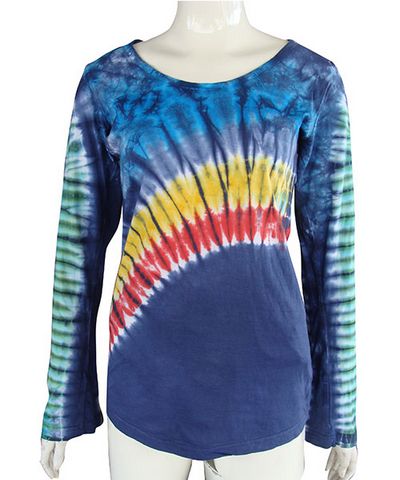 Cotton Hand Tie Dye T-shirt [full Sleeve], [woman]