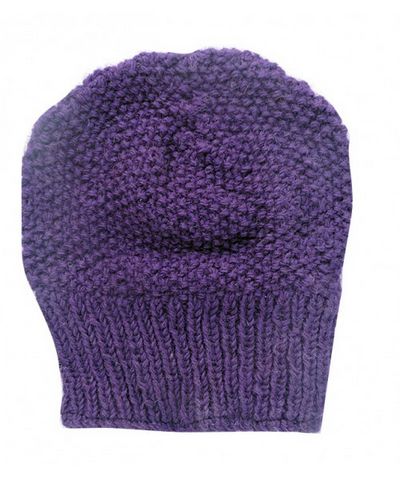 Woolen Cap [hand Knitted], [fleece Lining]