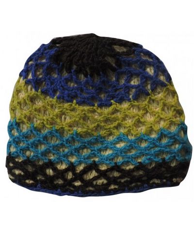 Woolen Caps [hand Knitted], [fleece Lining]