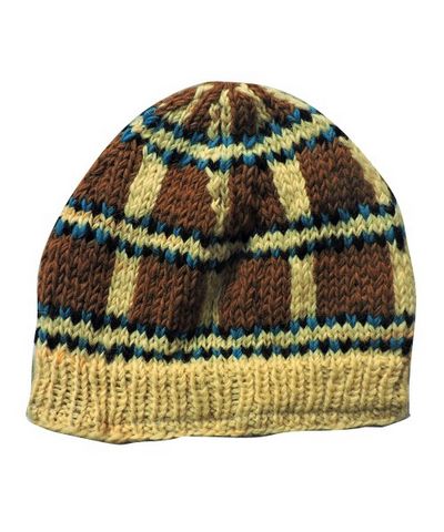 Woolen Caps [hand Knitted], [fleece Lining]