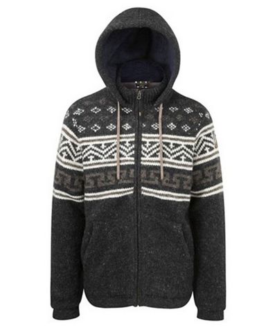 Woolen Jacket [hand Knitted], [fleece Lining]