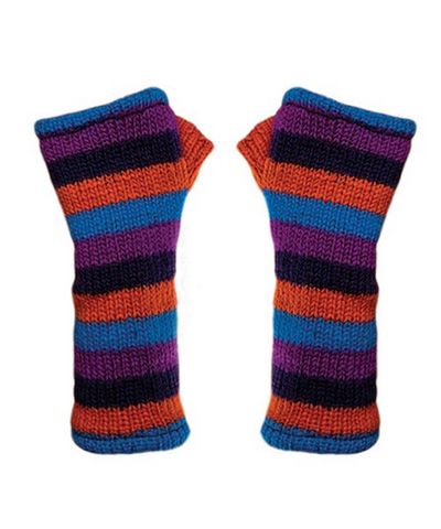 Woolen Hand Warmer [hand Knitted], [fleece Lining]