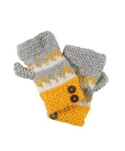 Woolen Hand Warmer [hand Knitted], [fleece Lining]