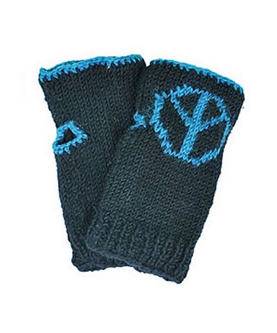 Woolen Hand Warmer [hand Knitted], [fleece Lining]