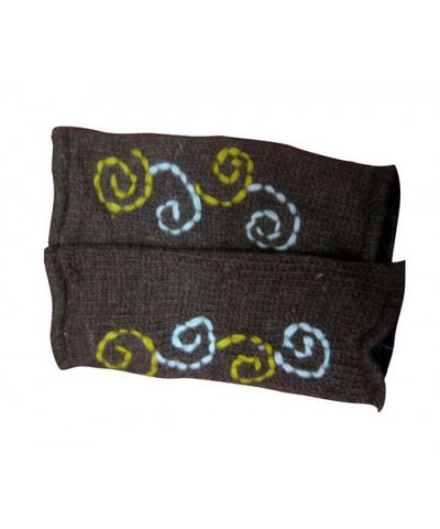 Woolen Hand Warmer [hand Knitted], [fleece Lining]