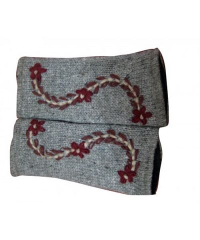 Woolen Hand Warmer [hand Knitted], [fleece Lining]