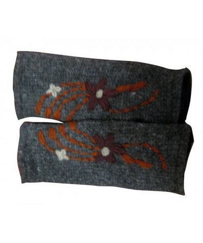 Woolen Hand Warmer [hand Knitted], [fleece Lining]