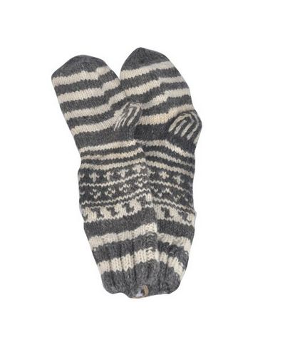 Woolen Room Socks [hand Knitted], [fleece Lining]