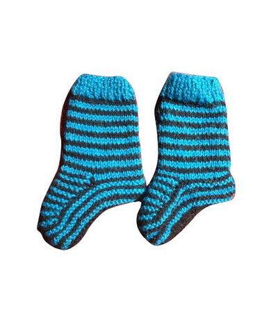 Woolen Room Socks [hand Knitted], [fleece Lining]