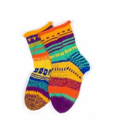 Woolen Room Socks [hand Knitted], [fleece Lining]