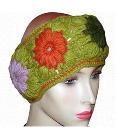 Woolen Head Warmer [headband], [hand Knitted], [fleece Lining]