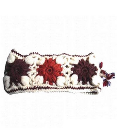 Woolen Head Warmer [headband], [hand Knitted], [fleece Lining]