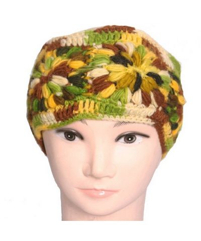 Woolen Head Warmer [headband], [hand Knitted], [fleece Lining]