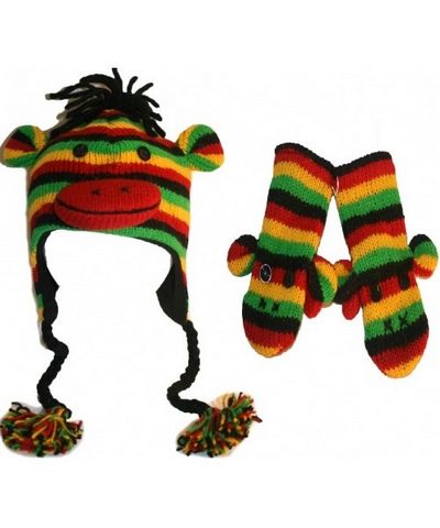 Woolen Set [hand Knitted], [fleece Lining]