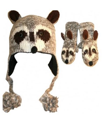 Woolen Set [hand Knitted], [fleece Lining]